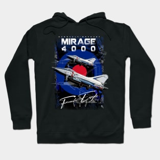 Dassault Mirage 4000 French Vintage long-range interceptor Fighterjet Aircraft Hoodie